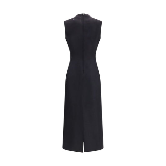 Maison Margiela Black Wool Oves Aries Casual Dress