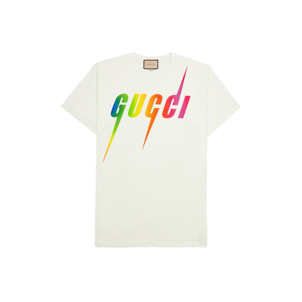 Gucci White Cotton T-Shirt