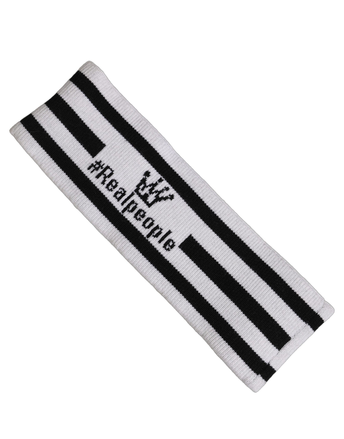 Dolce & Gabbana Weißer Wollstrick #DGmillennials Stirnband Einheitsgröße Mütze