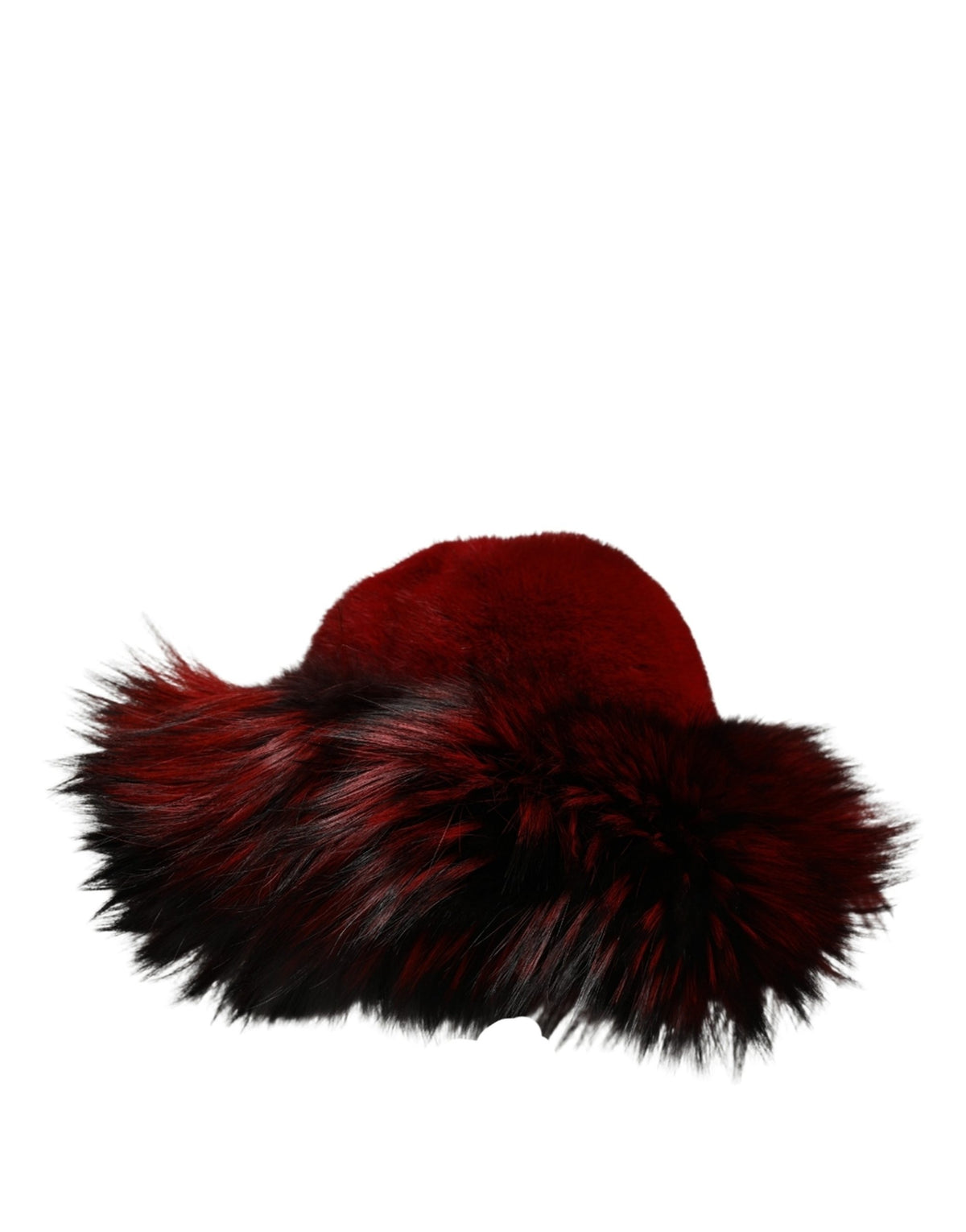 Dolce & Gabbana Damen-Bucket-Hut aus Rotfuchs-Nerzfell