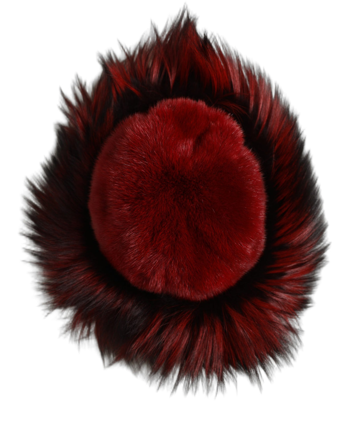 Dolce & Gabbana Damen-Bucket-Hut aus Rotfuchs-Nerzfell