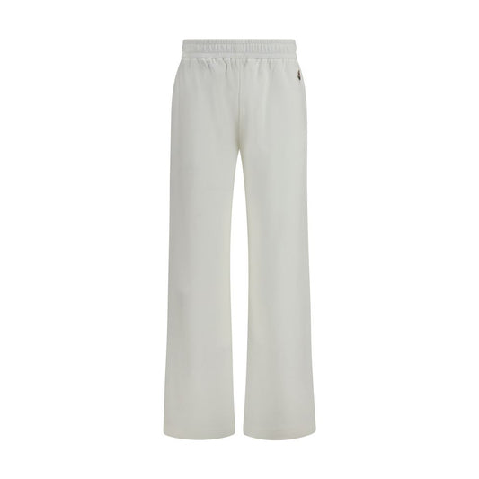 Moncler White Cotton Casual Pants