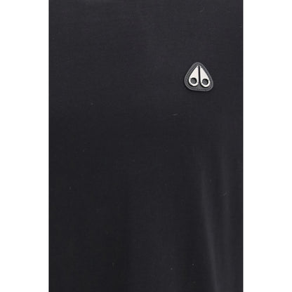 Moose Knuckles Black Cotton T-Shirt