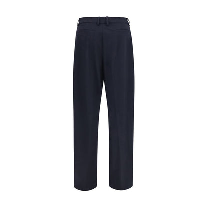 The Latest Blue Polyester Dress Pants