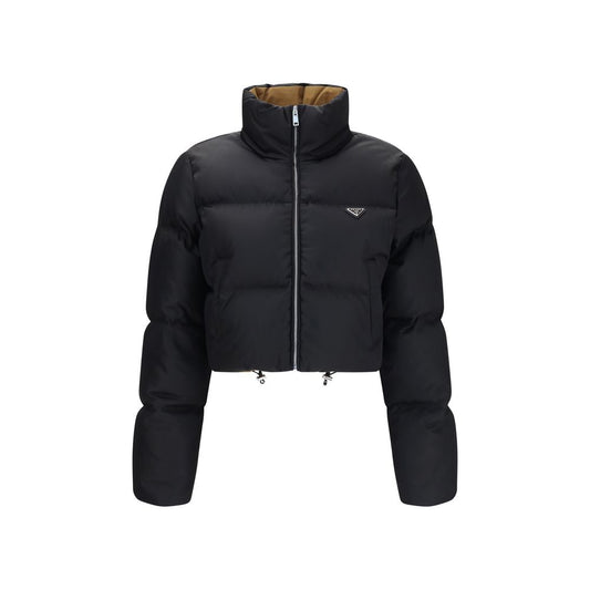 Prada Black Goose Down Full-Length Jacket