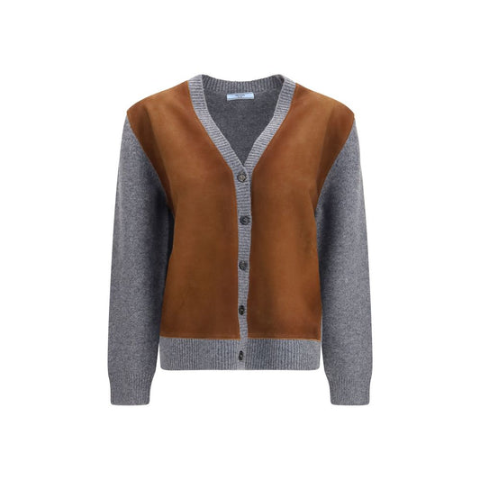 Prada Multicolor Wool Oves Aries Cardigan