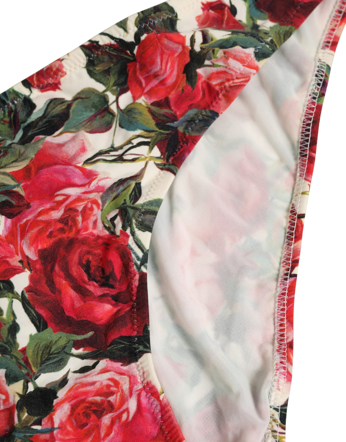 Dolce & Gabbana Bikinislip mit buntem Blumenmuster