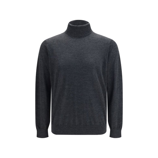 Giorgio Armani Gray Cashmere Turtleneck
