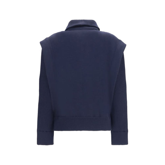 Giorgio Armani Blue Wool Oves Aries Bomber
