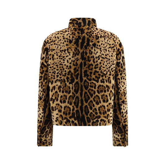 Max Mara Brown Cotton Full-Length Jacket