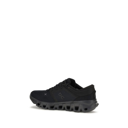 ON Black Fabric Athletic Sneakers