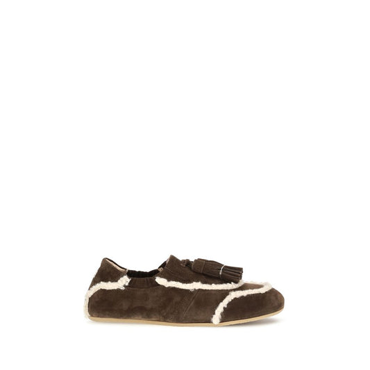 Fratelli Rossetti Brown Suede Leather Slip-On Loafers