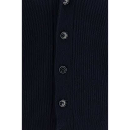 Brooksfield Blue Wool Oves Aries Cardigan
