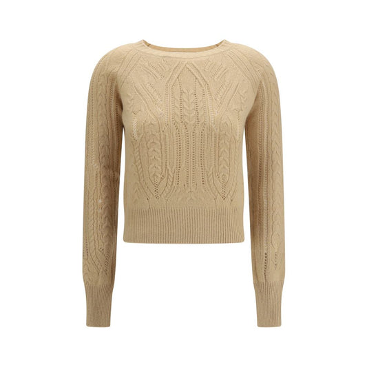 Ermanno Scervino Beige Cashmere Sweater