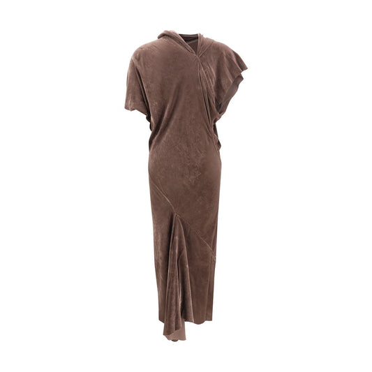 Rick Owens Brown Viscose Cocktail Dress