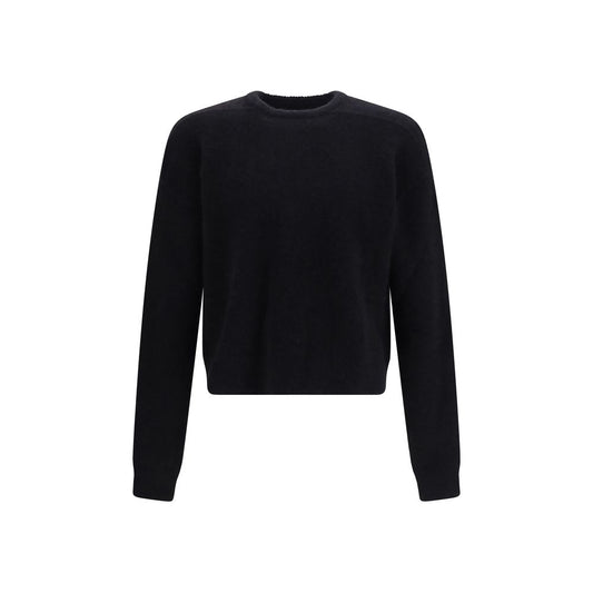 Rick Owens Black Alpaca Vicugna Pacos Sweatshirt