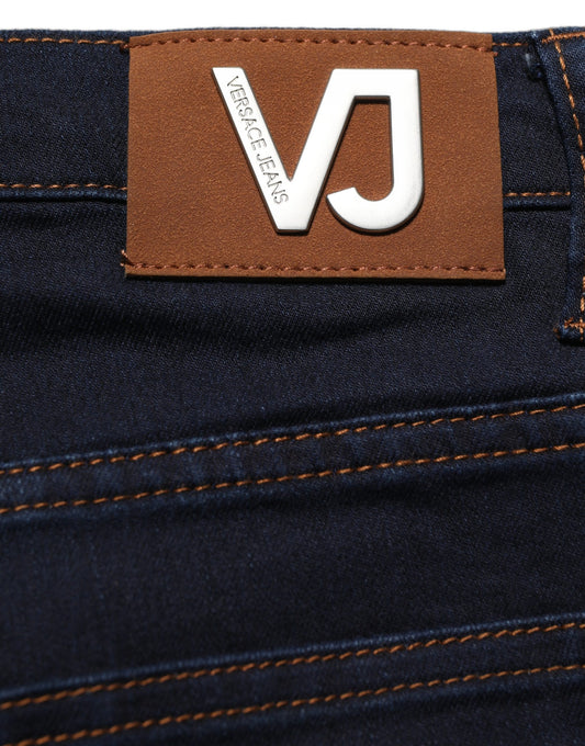 Versace Jeans Couture Blue High Waist Skinny Denim Trouser Jeans