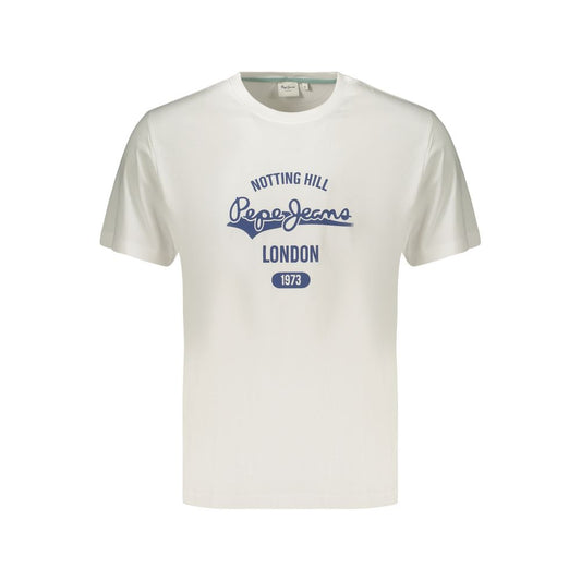 Pepe Jeans White Cotton Men's T-Shirt