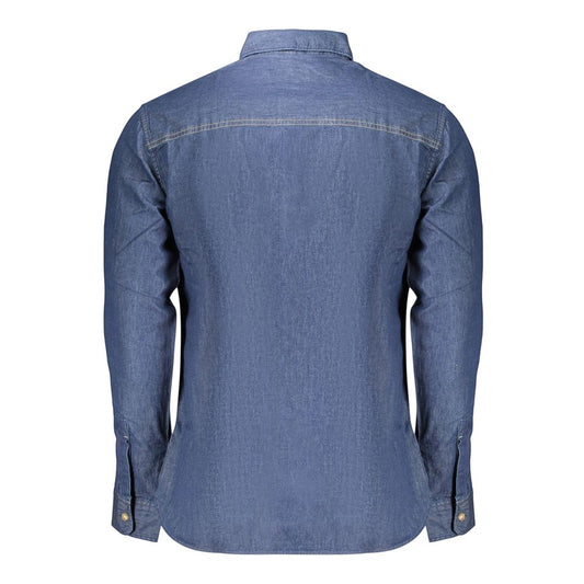 Pepe Jeans Blue Cotton Men's Shirt