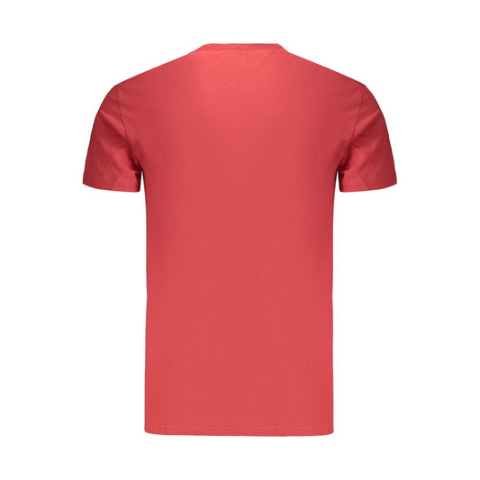 Tommy Hilfiger Red Cotton Men's T-Shirt