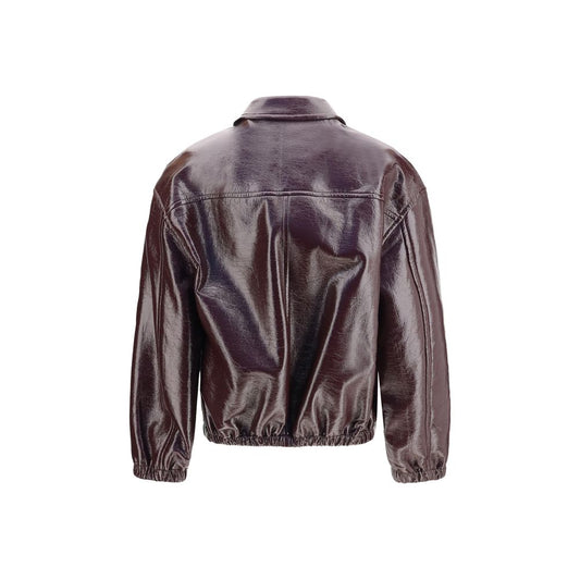 Courrèges Bordeaux Cotton Bomber