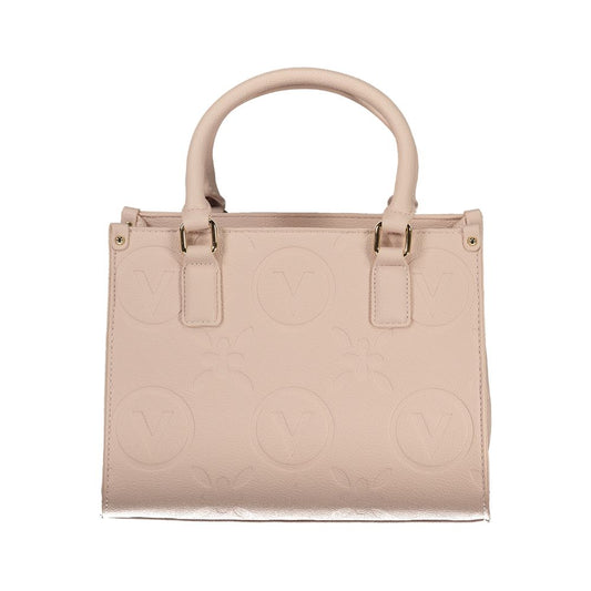 Mario Valentino Pink Polyurethane Women's Bag with Handles