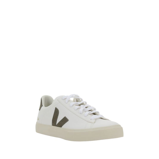 Veja White Calf Leather Bos Taurus Low Top Sneakers