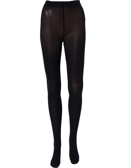 Dolce & Gabbana Dark Blue Nylon Sheer Tights Stockings Socks