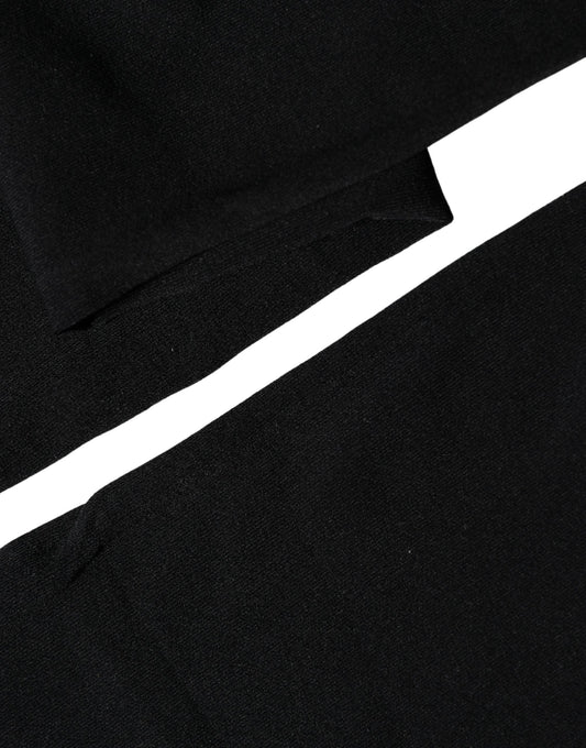 Dolce & Gabbana Black 100% Nylon Thigh High Stockings Socks
