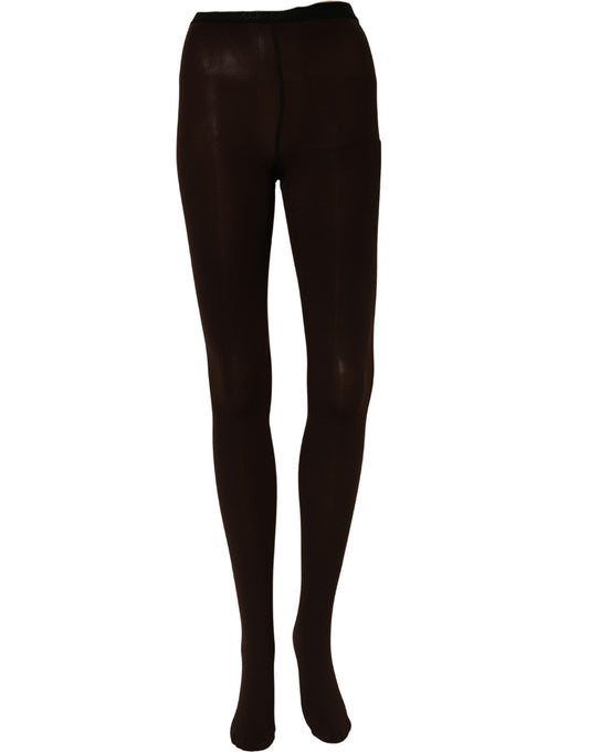 Dolce & Gabbana Brown Nylon Tights Stockings Pantyhose Socks