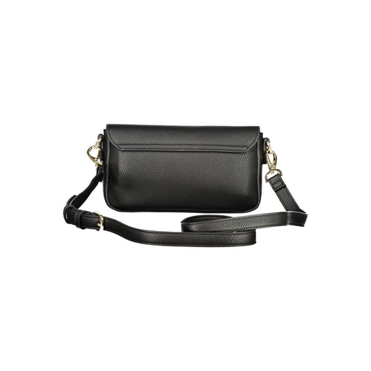 Mario Valentino Black Polyurethane Women's Bag