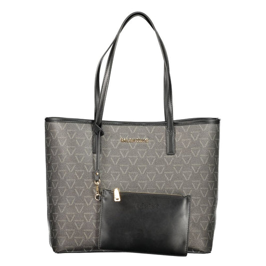 Mario Valentino Black Polyurethane Women's Bag