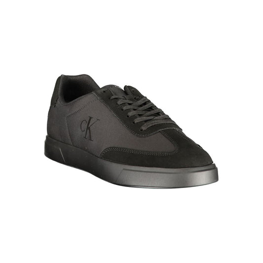 Calvin Klein Black Polyester Men's Sneaker