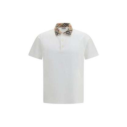 Burberry White Cotton Top