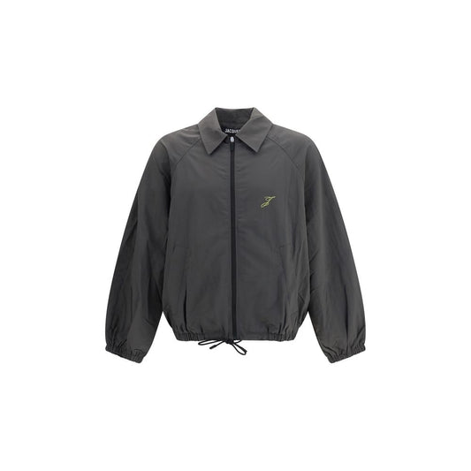 Jacquemus Gray Polyamide Full-Length Jacket