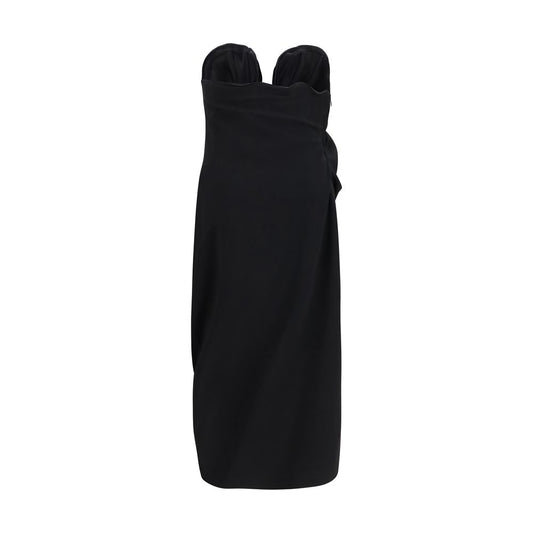 Magda Butrym Black Wool Oves Aries Cocktail Dress