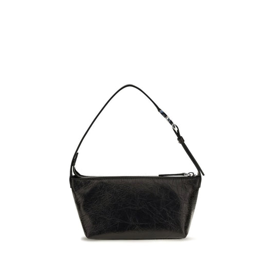 Fendi Black Calf Leather Bos Taurus Clutch Bag