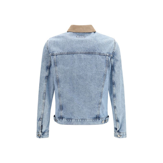 Brunello Cucinelli Blue Cotton Denim Jacket