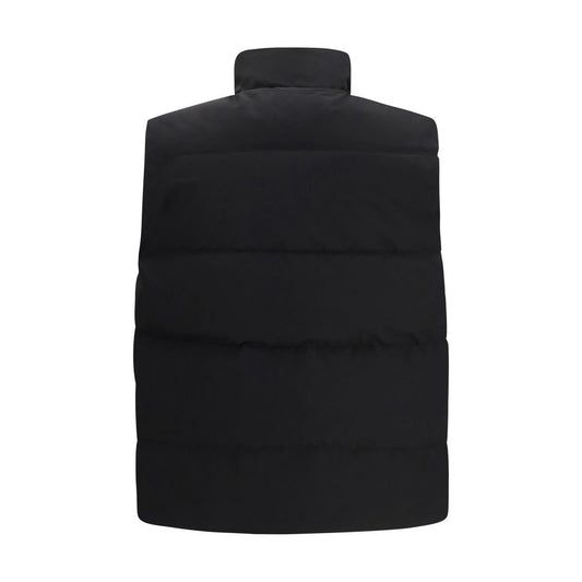 Canada Goose Black Recycled Polyester Sleeveless Jacket