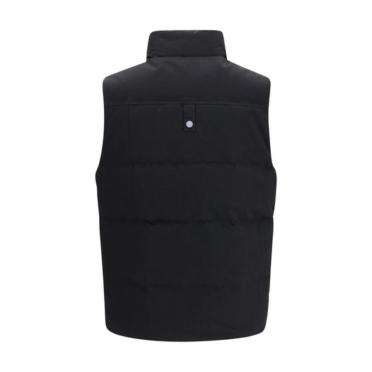 Moose Knuckles Black Cotton Sleeveless Jacket