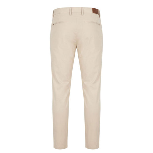 Trussardi Jeans Beige Cotton Men Pants