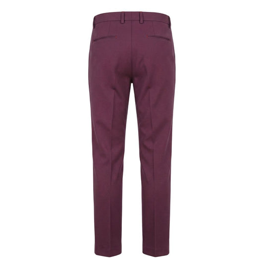 Trussardi Jeans Red Cotton Men Pants