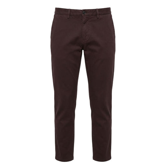 Trussardi Jeans Brown Cotton Men's Pants
