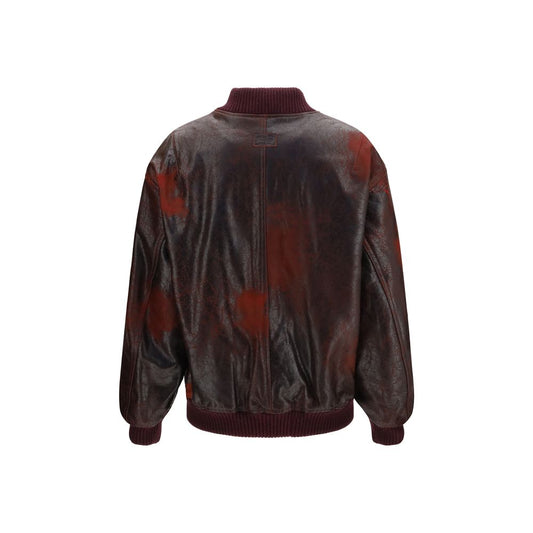 Valstar Bordeaux Leather Bomber