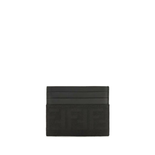 Fendi Black Polyester Wallet