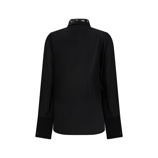 Fendi Black Silk Blouse