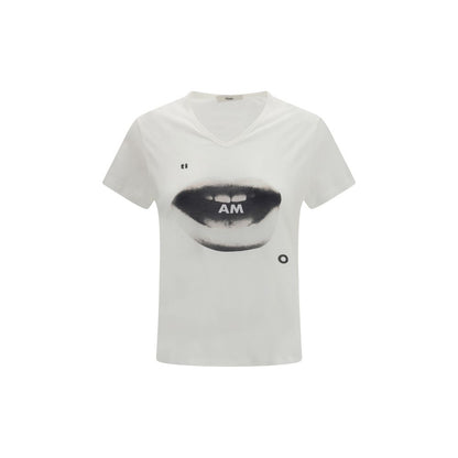 Fendi White Cotton T-Shirt