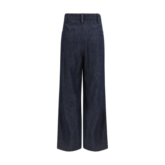 Brunello Cucinelli Blue Cotton Jeans Denim