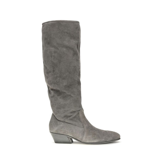 Pedro García Gray Suede Leather Ankle Boots