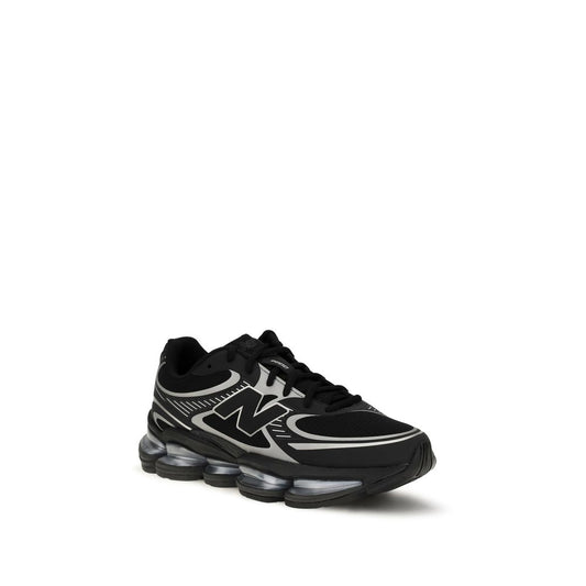 New Balance Black Fabric Athletic Sneakers